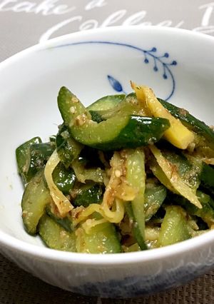 きゅうりと土生姜のキンピラ-レシピのメイン写真