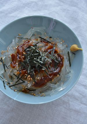 ところてんの赤味噌ソース-レシピのメイン写真