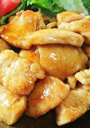 むね肉でも柔らか甘辛チキン 丼にも-レシピのメイン写真