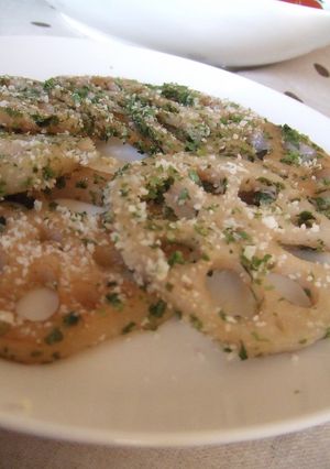 八百屋さんおすすめ！れんこん青海苔チーズ-レシピのメイン写真