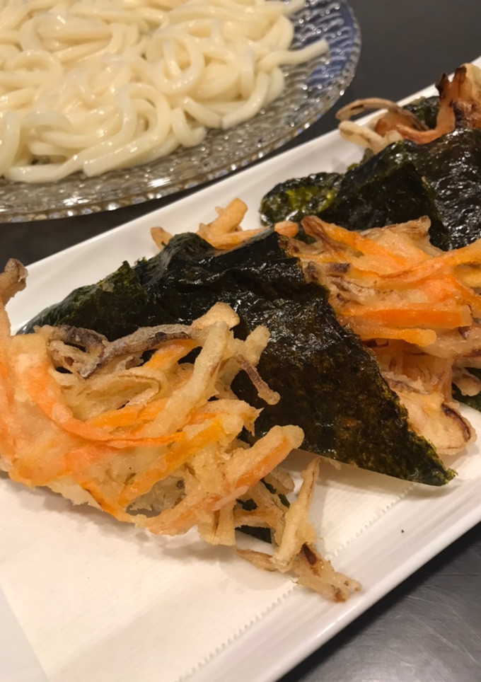 節約 簡単 散らばらないかき揚げ♡-レシピのメイン写真