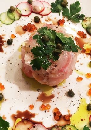 鯛のカルパッチョ-レシピのメイン写真