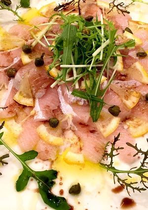 簡単で映えるブリのカルパッチョ-レシピのメイン写真