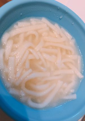 みぞれうどん 離乳食 お腹のお風邪に-レシピのメイン写真