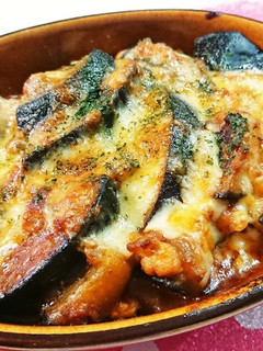 ナスのミートソースチーズ焼き-レシピのメイン写真
