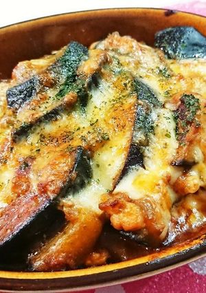 ナスのミートソースチーズ焼き-レシピのメイン写真