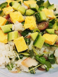 ☆☆暑い季節に!鯵の干物の混ぜ寿司☆☆-レシピのメイン写真
