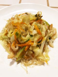 キャベツと春雨の炒め物-レシピのメイン写真