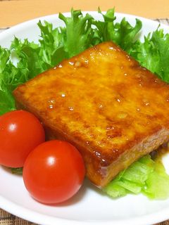 【龍愛】厚揚げのマヨ照り焼き-レシピのメイン写真