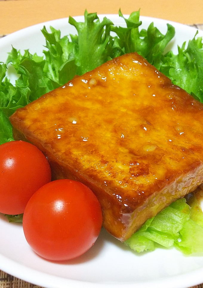 【龍愛】厚揚げのマヨ照り焼き-レシピのメイン写真