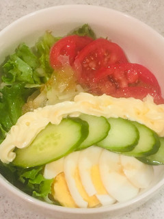 三国一風サラダうどん-レシピのメイン写真