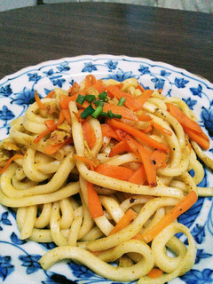 焼きカレーうどん-レシピのメイン写真