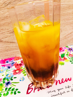 マンゴーとイチゴの2色夏ドリンク♡-レシピのメイン写真