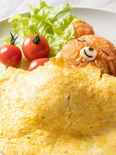 子どもが喜ぶ♡可愛いくまさんオムライス-レシピのメイン写真