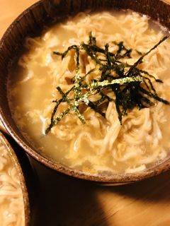 おやつラーメン●刻み海苔&玉子プラス-レシピのメイン写真