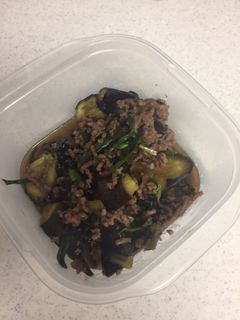 茄子とニラのひき肉炒め-レシピのメイン写真