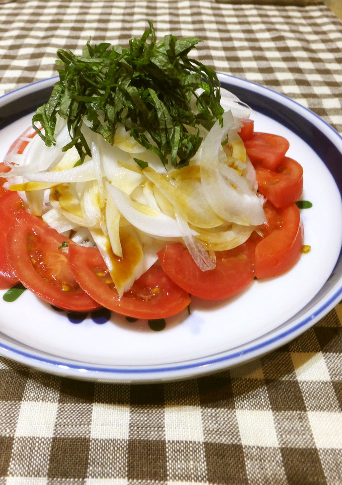 さっぱり☆新たまねぎとトマトのサラダ-レシピのメイン写真