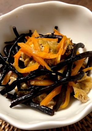 【簡単健康食】私のひじき。出汁から-レシピのメイン写真