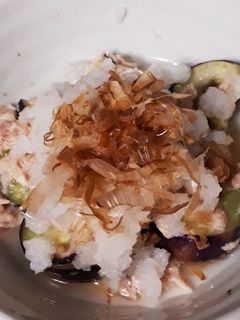 焼きなすとツナのおろし和え-レシピのメイン写真