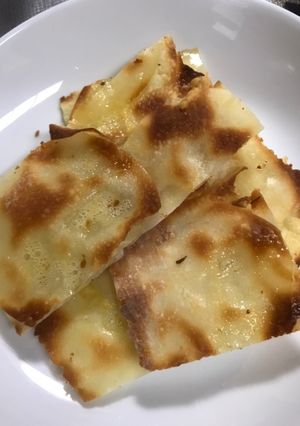 餃子の皮でチーズナン-レシピのメイン写真