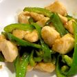 超簡単 鶏胸肉とピーマンの炒め