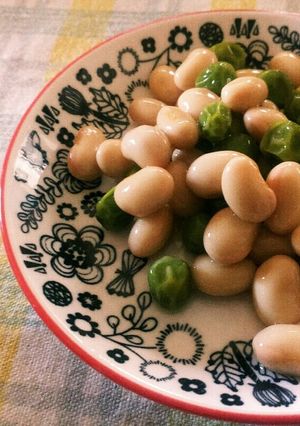 凄く簡単グリーンピースと大豆の浅漬け-レシピのメイン写真