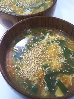 酸辣湯風スープ-レシピのメイン写真