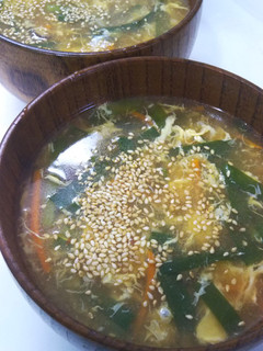 酸辣湯風スープ-レシピのメイン写真