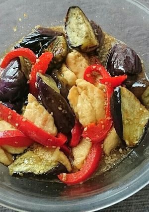 鶏むね肉となすの南蛮漬け-レシピのメイン写真