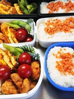 中学生のお弁当(唐揚げ)-レシピのメイン写真