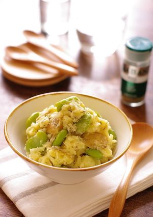 そら豆と新じゃがのシンプルなポテトサラダ-レシピのメイン写真
