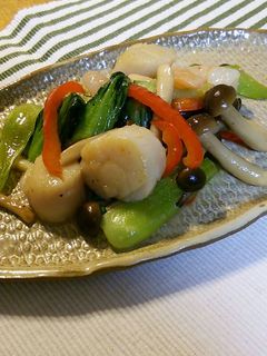 ホタテとエビの中華炒め☆美味しい海鮮♪-レシピのメイン写真