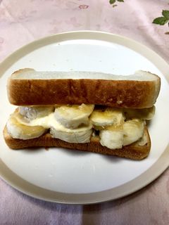 はちみつトーストのバナナマヨサンド-レシピのメイン写真
