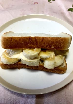 はちみつトーストのバナナマヨサンド-レシピのメイン写真