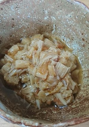 腸活にも！エノキの石づきで作る梅なめ茸♪-レシピのメイン写真