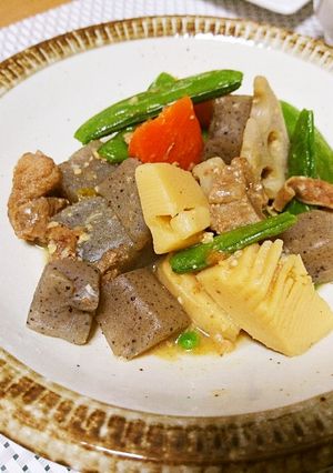 作り置き☆牛すじと根菜の味噌煮-レシピのメイン写真