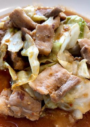 簡単♪豚肉とキャベツの味噌炒め-レシピのメイン写真
