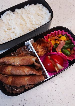 肉好き男子お弁当50✨-レシピのメイン写真