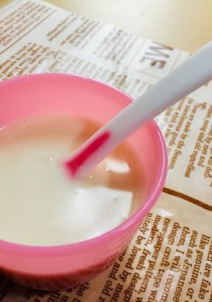 【離乳食 初期〜】とろとろミルクプリン-レシピのメイン写真