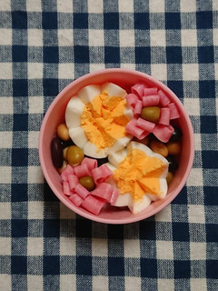 キャラ弁♥️ハムのお花-レシピのメイン写真