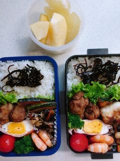 ☆高校生娘と私のお弁当☆40-レシピのメイン写真