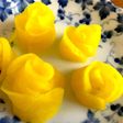 漬物フラワー☆黄色いたくあんバラ