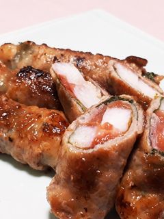 長芋の梅しそ豚肉巻き-レシピのメイン写真