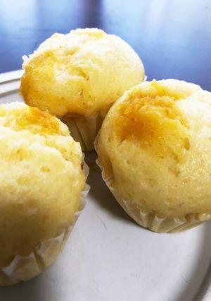ホットケーキミックスで蒸しパン-レシピのメイン写真