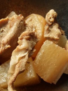 大根と豚バラの煮物-レシピのメイン写真