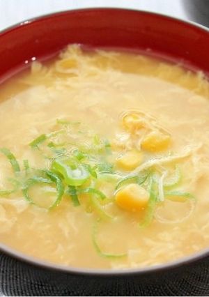 想い出の味♪コーンクリーム入り中華スープ-レシピのメイン写真