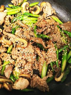 牛肉アスパラ炒め-レシピのメイン写真