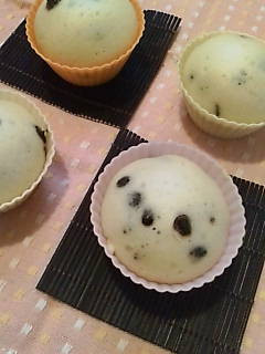 チョコチップ入り蒸しパン-レシピのメイン写真