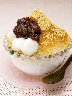 きな粉白玉かき氷-レシピのメイン写真