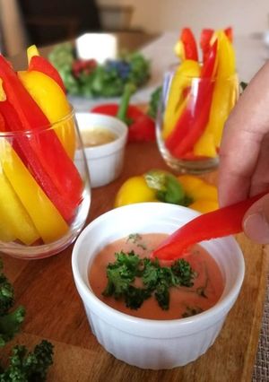 【パプリカ】スティック野菜オーロラソース-レシピのメイン写真